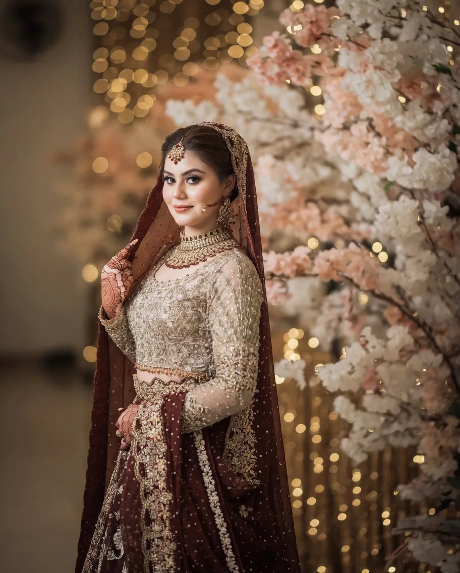 Instagram synced bridal photo