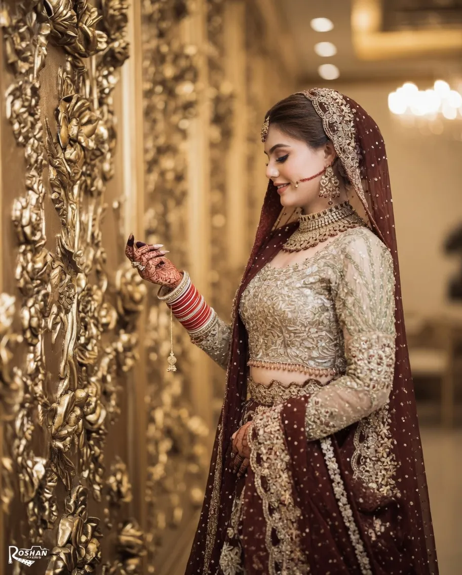 Instagram synced bridal photo